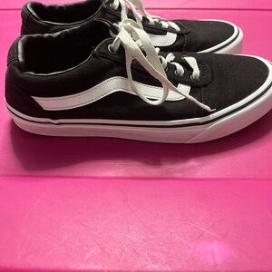 Vans Black and White Old Skool Sneakers